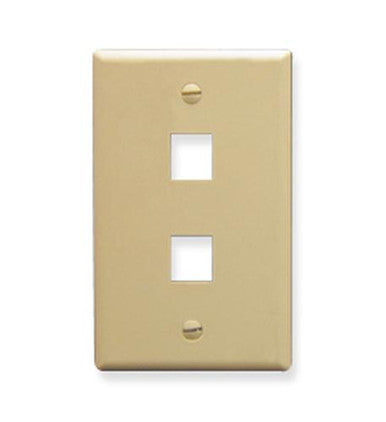 Icc Ic107F02Iv - 2Port Face Ivory