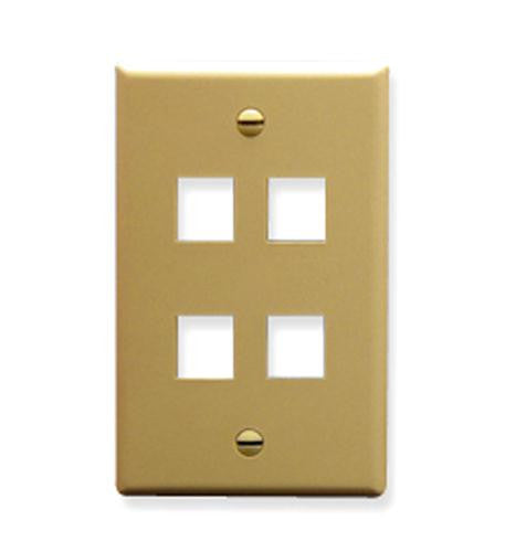 Icc Ic107F04Iv - 4Port Face Ivory
