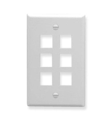 Icc Ic107F06Wh- 6Port Face White
