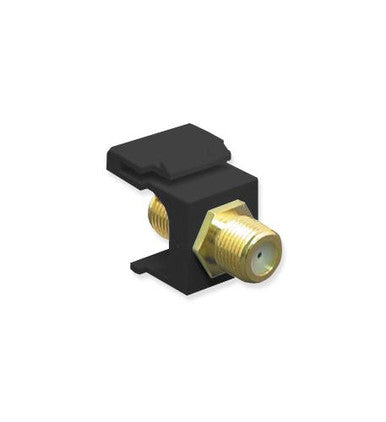 ICC MODULE, F-TYPE, GOLD PLATED, BLACK