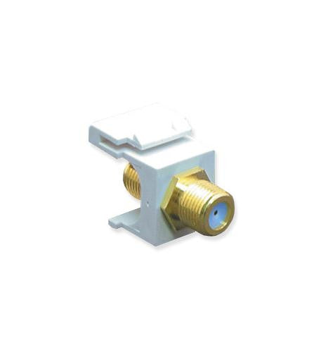 Módulo Icc, Tipo F, Chapado en Oro, 3Ghz, Blanco