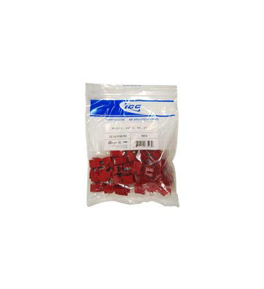 Icc Module, Cat 6, Hd, 25Pk, Red