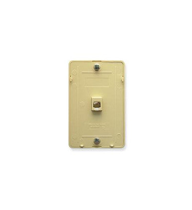ICC Wall Plate IDC 6P6C IVORY