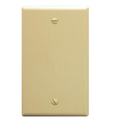 Icc Flush Wall Plate Blank Ivory