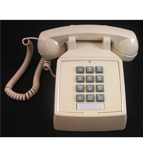 Cortelco 250009-VBA-20M Desk w/ Volume IVORY