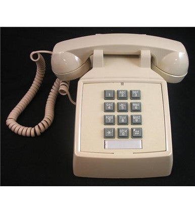 Cortelco 250009-VBA-20M Desk w/ Volume IVORY