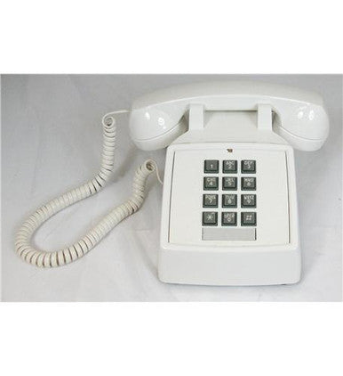 Cortelco 250015-VBA-20M Escritorio con volumen BLANCO