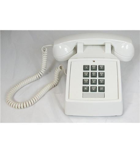 Cortelco 250015-VBA-20M Escritorio con volumen BLANCO
