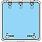 Lewmar Size 70 Ocean Series Hatch Flange Base