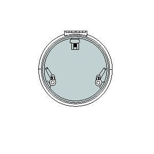 Lewmar Size 22 Low Profile Hatch Flange Base