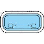 Base de brida de escotilla de perfil bajo Lewmar tamaño 41