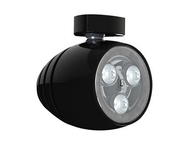 Lumitec Octane Tower/Spreader White LED Black Finish 12/24v