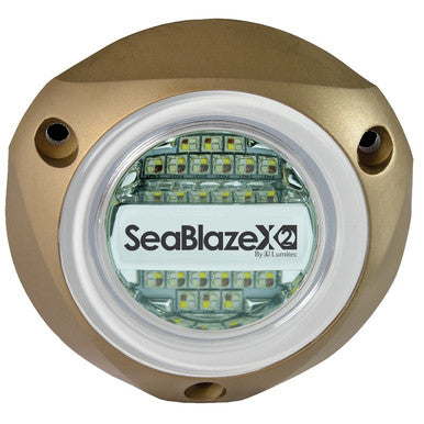 Lumitec Seablaze X2 Spectrum RGBW LED Surface Mount Bronze Housing 12/24v