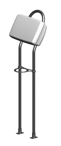 Navpod AG118 Angleguard 9,5" de large 1,25" Tube simple courbé