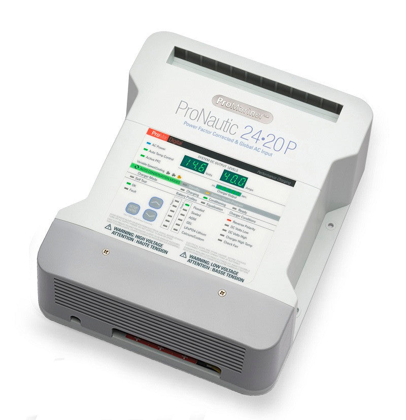 Promariner Pronautic 2420P 20 Amp Battery Charger 24V 3 Bank 120/240V Input