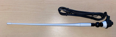 16"AM/FM White Rubber Antenna