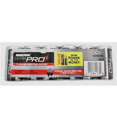 Rayovac Alkaline 6 Pack C Batteries
