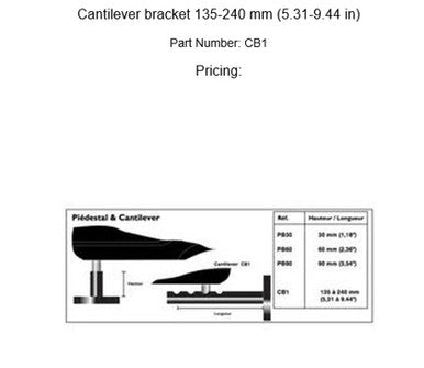 Simrad CB1 Cantilever Bracket