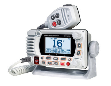 Standard Explorer GX1800GW White GPS 25 Watt VHF