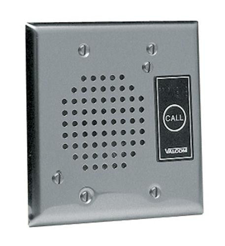 VALCOM Talkback Doorplate Speaker - Stnless Stl