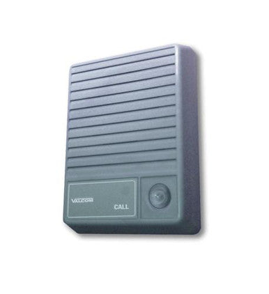 VALCOM Talkback Doorplate Surface Speaker- Gray