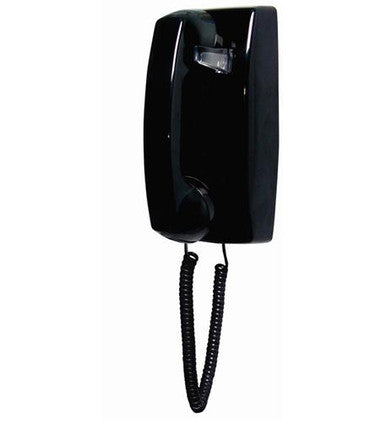 Cortelco 255400-VBA-NDL Black wall no dial