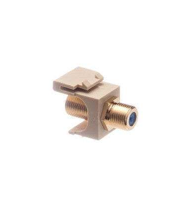 Módulo Icc, tipo F, chapado en oro, 3 Ghz, marfil