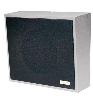 VALCOM 8in Amplified Wall Speaker, Metal, Black