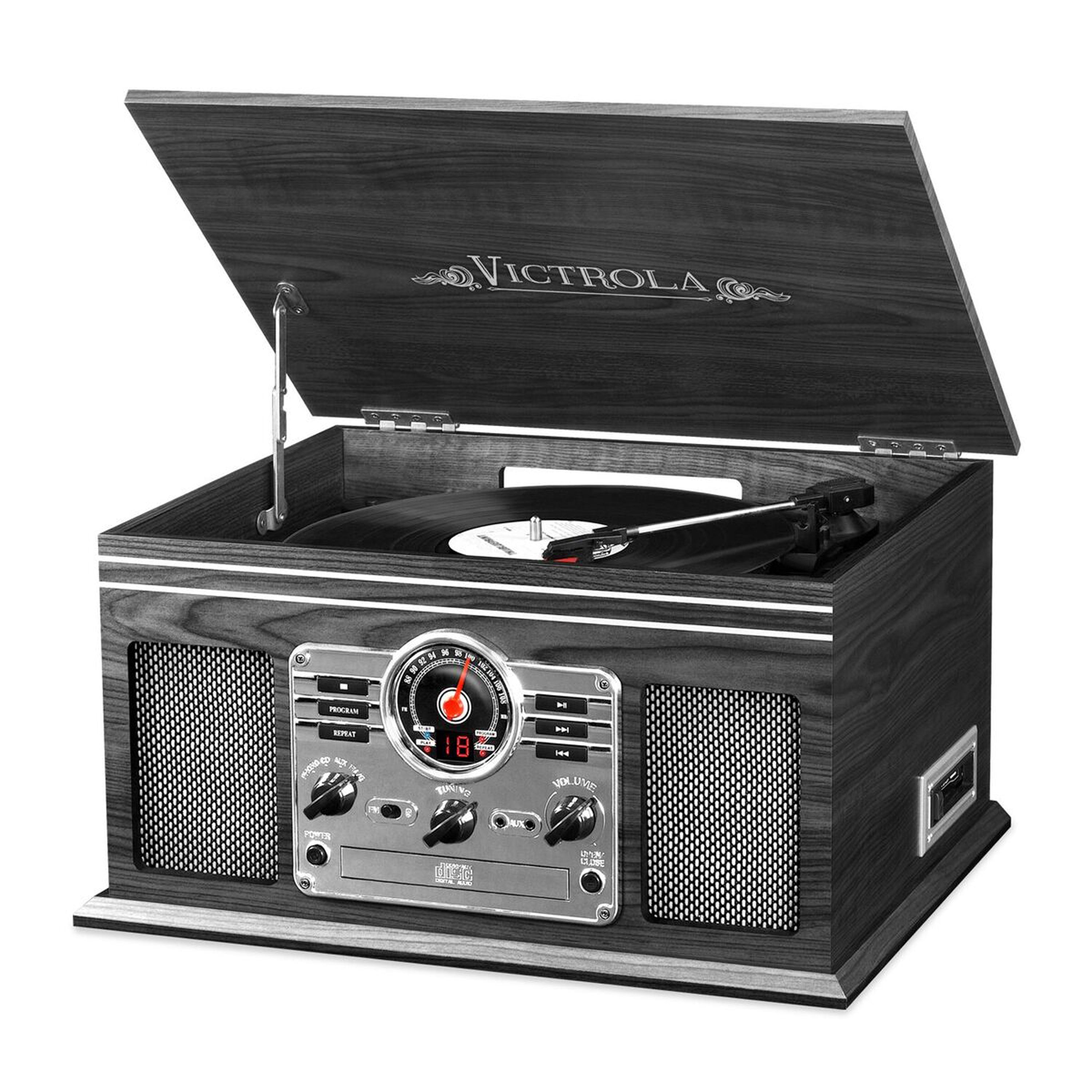 6-in-1 Victrola Entertainment Center