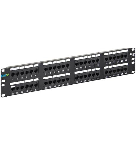 Icc Patch Panel 48Pt, Cat5E, 2Rms