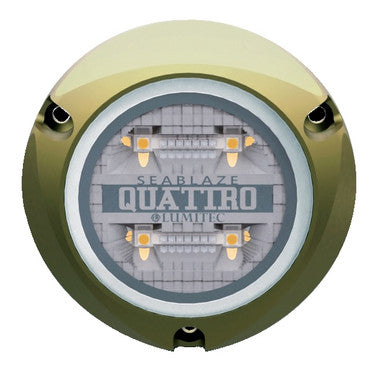 Lumitec Quattro Spectrum RGBW LED Surface Mount Bronze Hosuing 12/24v